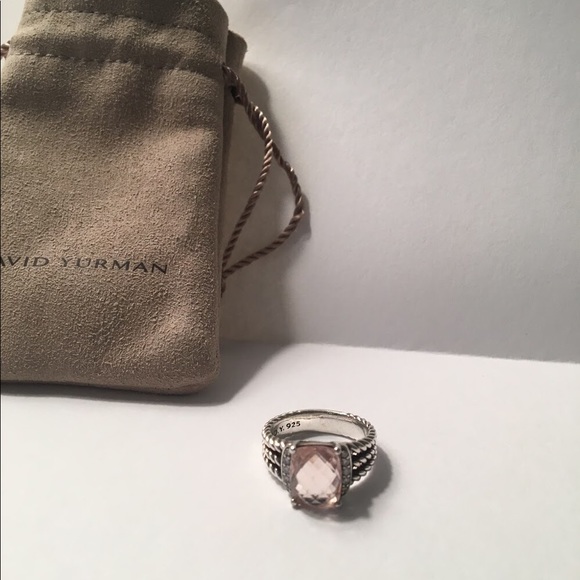 David Yurman morganite petite Wheaton ring 6.5 - Picture 7 of 7